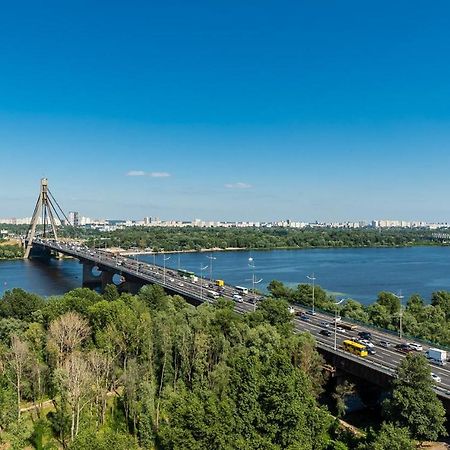 Apartments With Crazy Panoramic View Of The Dniepr Kiev Exteriör bild