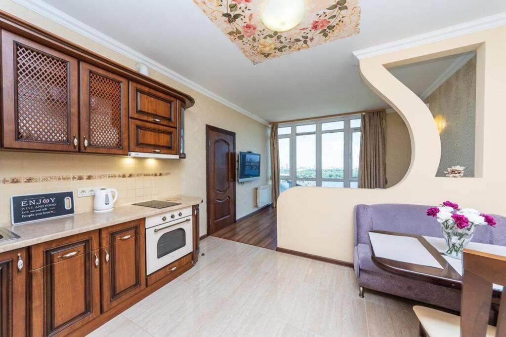 Apartments With Crazy Panoramic View Of The Dniepr Kiev Exteriör bild